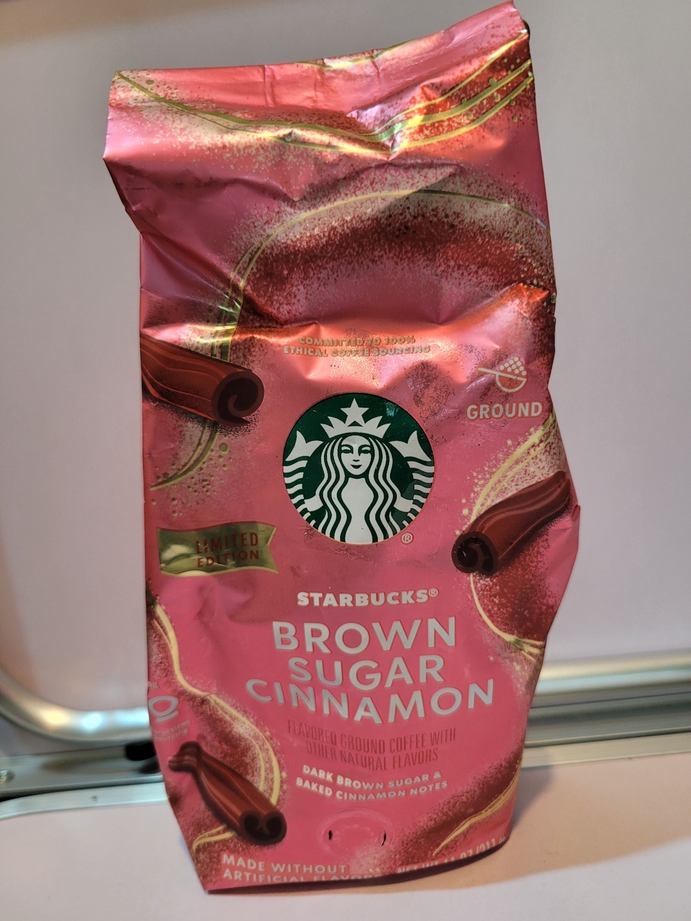 Starbucks Brown Sugar Cinnamon Ground Coffee - Pink
